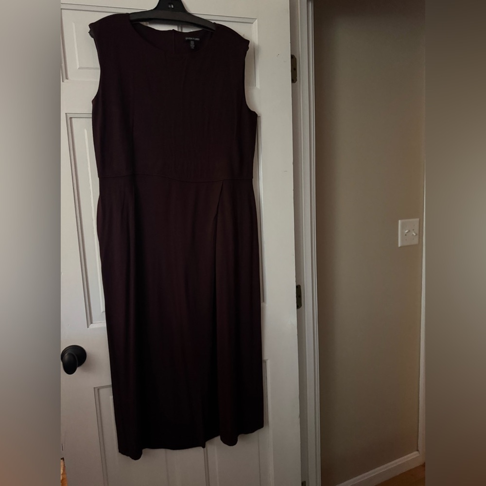 Eileen Fisher Chocolate Brown Jumpsuit